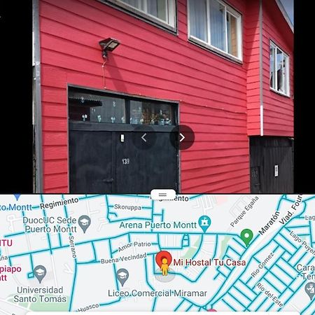 "Mi Hostal Tu Casa" Hostal Familiar Solo Empresas, Turistas Y Viajeros Espacio Para Bicicletas Y Motos Puerto Montt Esterno foto